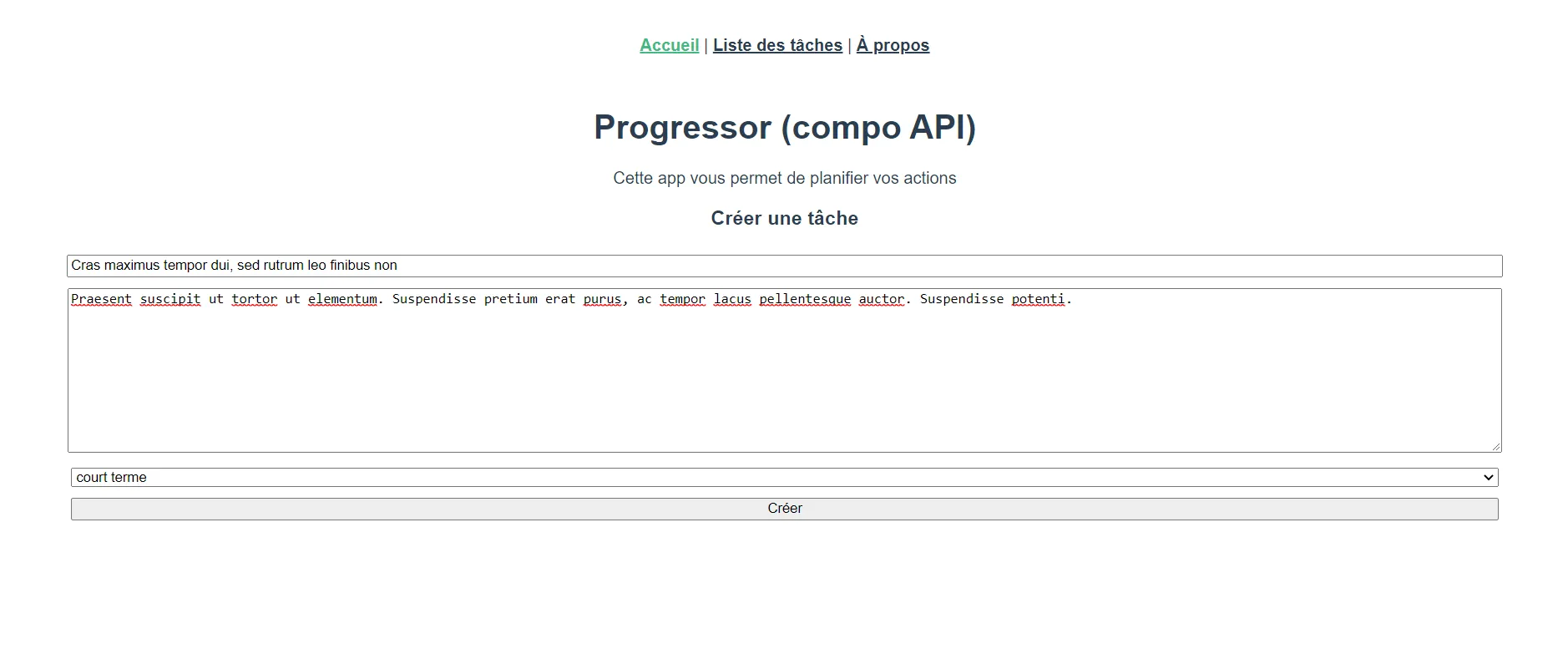 Screen capture of the website - will open an overlay on click