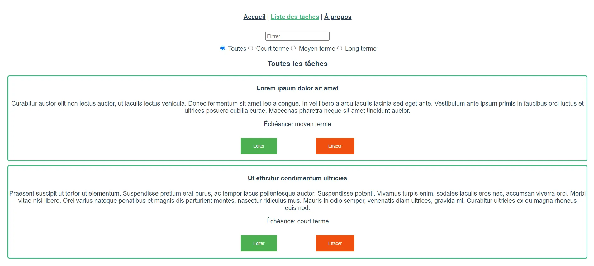 Screen capture of the website - will open an overlay on click
